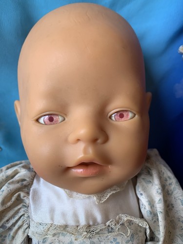 Vintage creepy pink eyed - creepy,