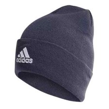 Adidas Originals Fold Over Beanie Navy Hat Sports Winter Outdoors Gym -OSFM