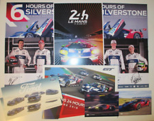 Le Mans WEC GTE PRO Ford Performance GT Team EcoBoost Card Set + Foldout Poster