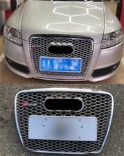 Silver Front Bumper Honeycomb