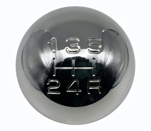 Chrome round gear - gear, shift