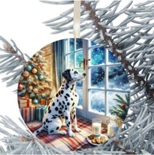 Dalmatian Dog Hanging Bauble