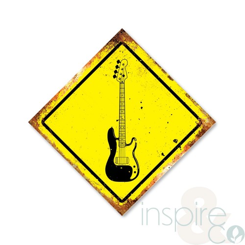 Bass guitar diamond shape - bass,