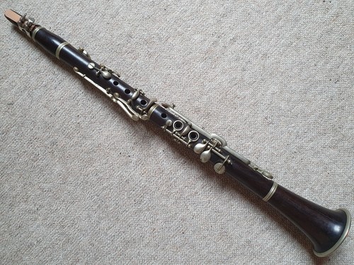 Nice old wooden clarinet with - nice,