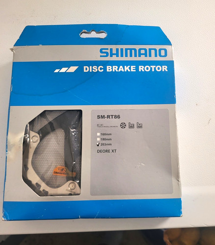 Shimano deore rt86 203mm - shimano, xt
