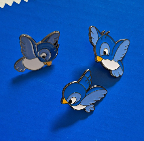 Disney bambi bluebird - bluebird, enamel