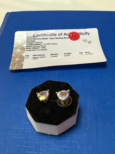 Mercury mystic topaz stud - mercury,