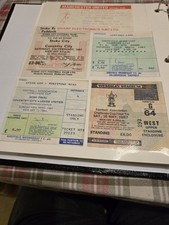 Joblot of 5 original Match tickets fa cup 1987