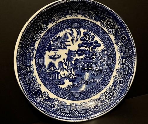 Blue willow antique - antique, adams