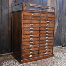 Antique  Mahogany Haberdashery