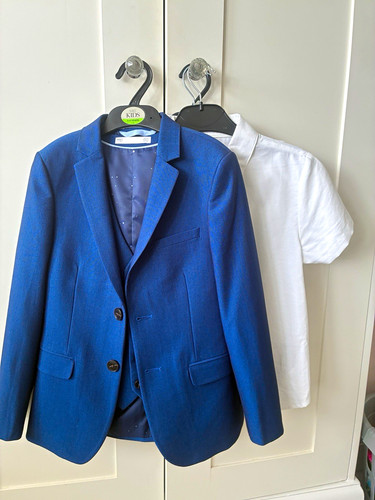 Boys blue piece trouser - 3,