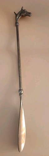 Vintage long shoe horn with - shoe,