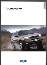 Ford Maverick 2001-2002 UK Market Sales Brochure 2.0i & 3.0i V6 XLT