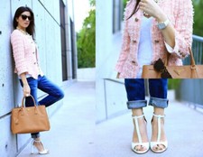A332 ZARA BLAZER PEACH CORAL