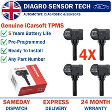4X Genuine Pre-Programmed Tpms