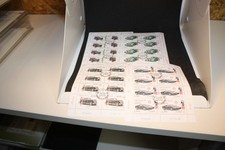 Monaco Michel 2510/13 miniature sheet stamped cars (32371)