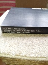 Vgc Viners Studio Stainless Steel 12 Piece Boxed Cutlery Set By Gerald Benney