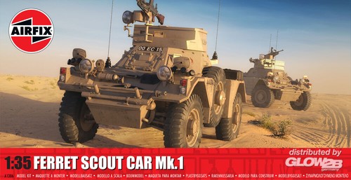 Airfix ferret scout car - ferret, mk.1