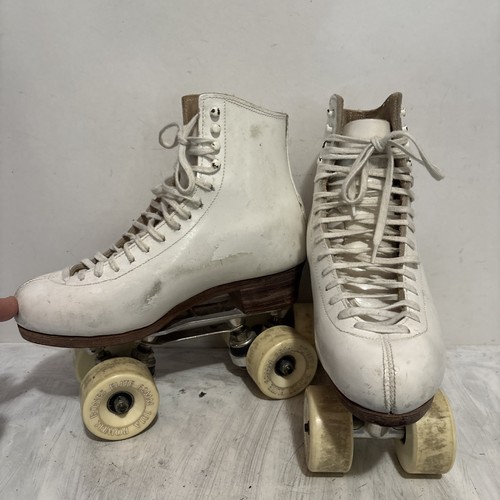 Riedell vtg white - white, roller