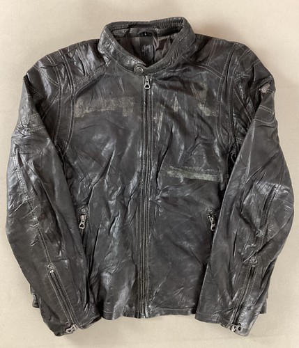 Vintage gipsy leather biker - leather,