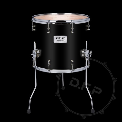 Dfp drum wrap black - wrap,