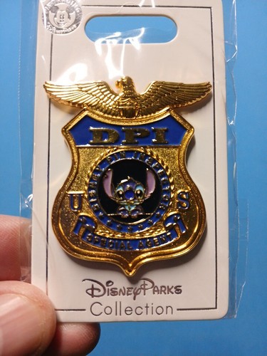 Stitch police badge - stitch,