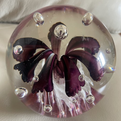 Vintage burgundy art glass - vintage,