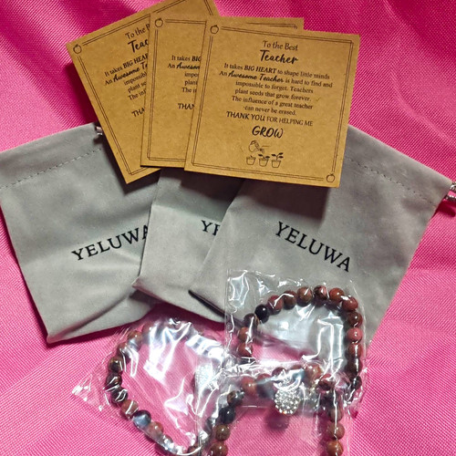 Yeluwa pcs brown round - brown,
