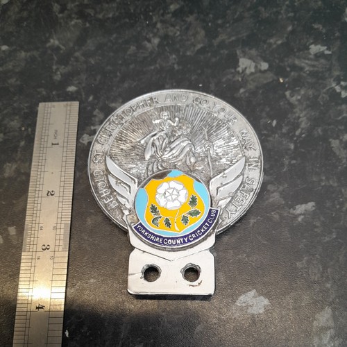 Vintage solid chrome enamel - chrome,