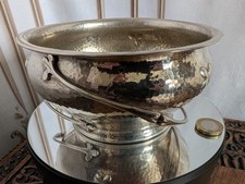 Arts And crafts Levi And Salaman Planished Hallmarked Solid Silver Bowl