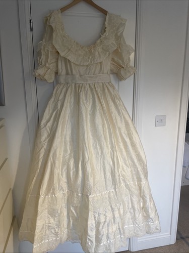 Wedding dress raw silk - wedding,