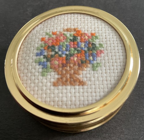 Decorative cross stitch pill - cross-stitch,