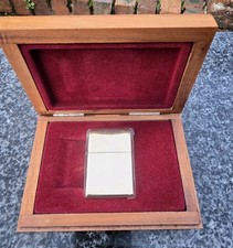 ZIPPO, 14KT SOLID GOLD, WALNUT