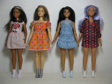 Curvy Barbie dolls x 4 with