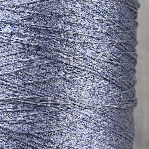 Blue silver silky - blue,