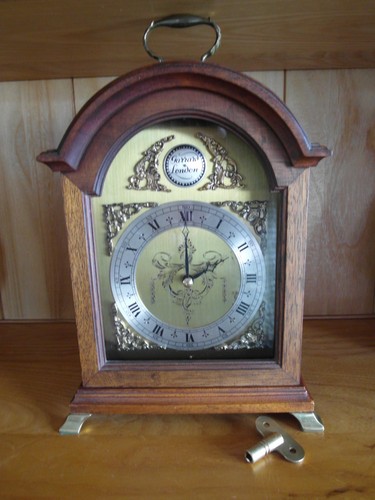 Garrard mantel clock serviced - garrard,