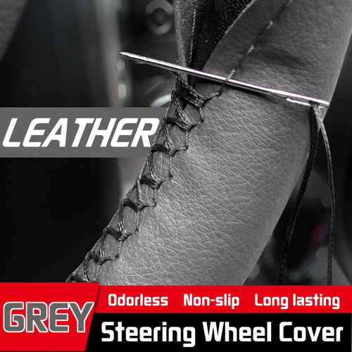 Grey car hand sew steering - grey,