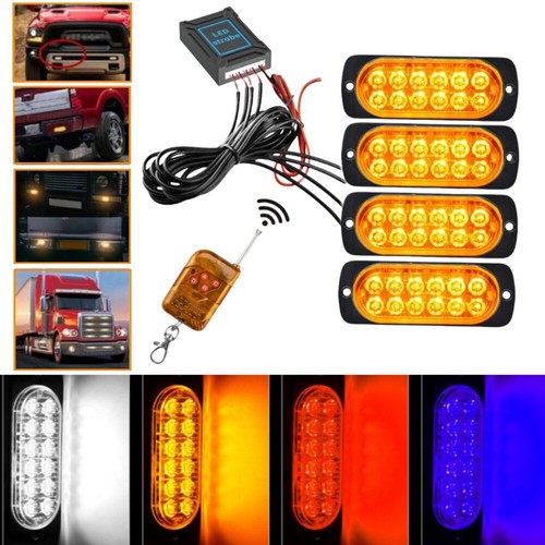 12led car flash strobe - 4-in-1,