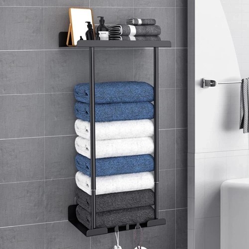 Towel holder rack bathroom - towel,