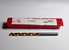 Cleveland 4.5mm HSCo8 XT36  Heavy Duty Jobber Length Drill TiN Coated - 4.50mm 