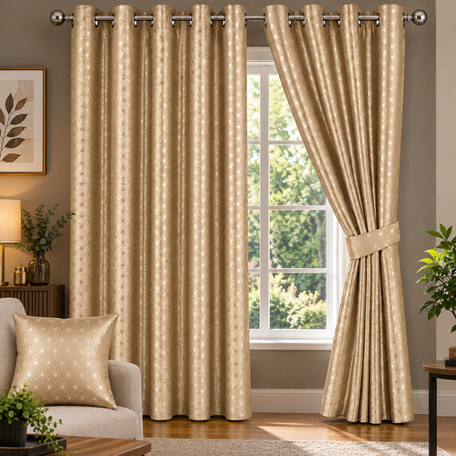 Blackout eyelet curtains - blackout,