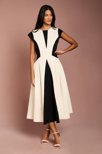 Coast mono midi dress - midi, womens