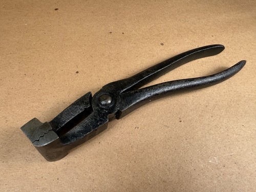 Vtg leather canvas stretcher - leather,