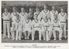 1961 SOMERSET COUNTY CRICKET