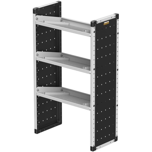 Van racking angled shelves - van,