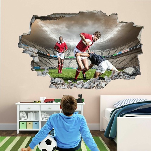 Rugby stadium players wall - rugby,