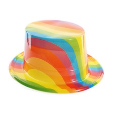 RAINBOW TOP HAT LGBT PRIDE FESTIVAL FANCY DRESS ACCESSORY MULTIPLES LOT