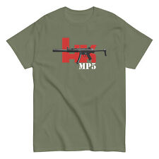 MP5 HK Gun Firearm Submachine Guns SWAT Team Military Unisex T-Shirt 