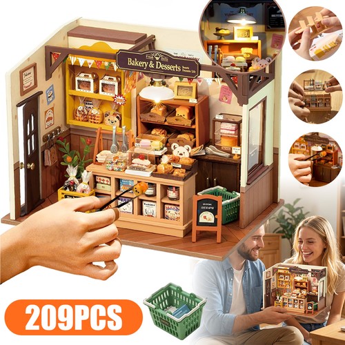 Miniature house kits with - miniature,