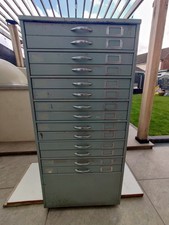 Industrial Metal 14-Drawer